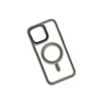 “Clear iPhone 16 Pro Max Case with Chrome Camera Frame – A Series” “Transparent Back iPhone Case with TPU Edges – 15 Pro Max Compatible” “Hybrid Shockproof Slim Glass Look Case for iPhone in Natural Titanium”