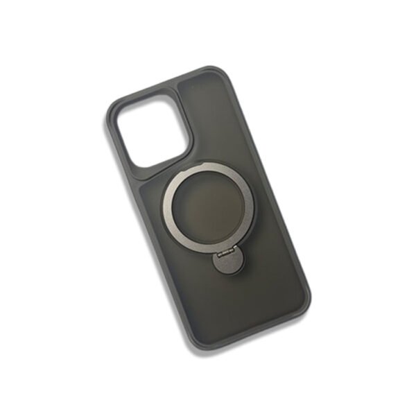 “Creative Matte iPhone Case with Metal Kickstand – Soft Touch Finish” “Premium Matte Stand Case for iPhone – Built-in Foldable Kickstand” “Soft Grip Anti-Scratch Matte iPhone Cover with Kickstand”