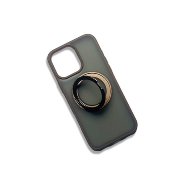 “Creative Matte iPhone Case with Metal Kickstand – Soft Touch Finish” “Premium Matte Stand Case for iPhone – Built-in Foldable Kickstand” “Soft Grip Anti-Scratch Matte iPhone Cover with Kickstand”