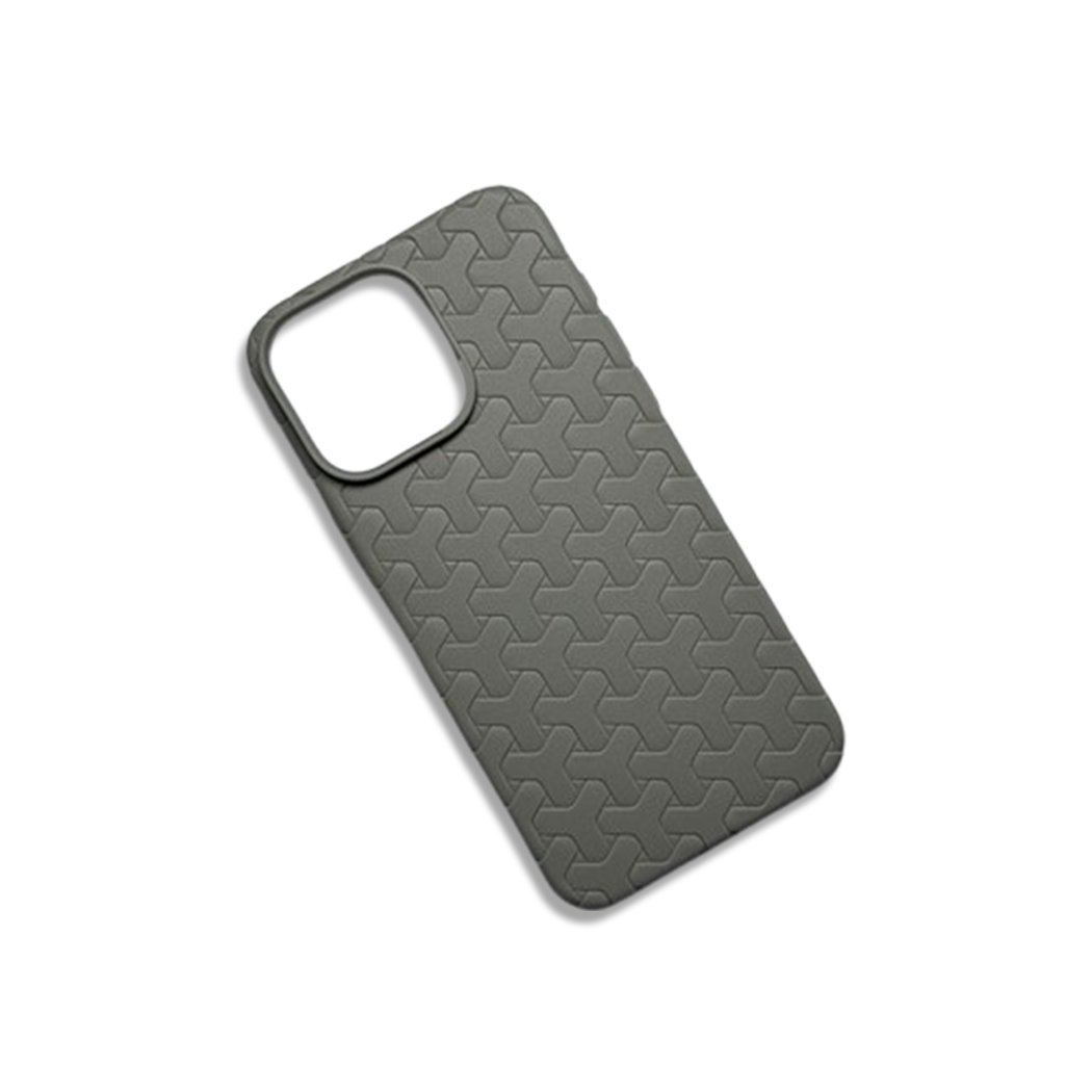 “Woven Link Texture iPhone 16 Pro Max Case – Desert Titanium” “Black Soft TPU Case with Link Pattern for iPhone 11 Pro Max” “Modern Woven Design iPhone Back Cover – Deep Blue Edition”