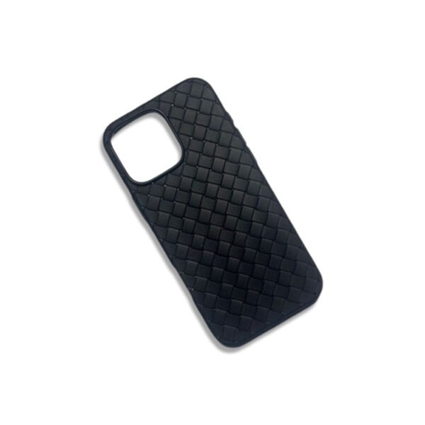 “Woven Leather Texture Case for iPhone 16 Pro Max – Desert Titanium Color” “Premium Leather Touch TPU Woven Case for iPhone 11 Pro Max” “Anti-Slip Textured iPhone Case – Professional Office Look”