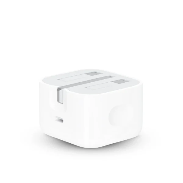 “Apple 20W Original USB-C 3-Pin Adapter – Sealed Pack with Warranty” “Authentic Apple 3-Pin Charger with 6-Month Claimable Warranty” “UK Plug Apple 20W Fast Charging Adapter – iPhone & iPad Compatible”