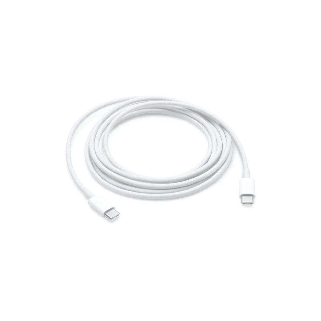 “Apple USB-C to USB-C Original Cable – Genuine Fast Charging Cord” “Type-C to Type-C Apple Cable – 100W Compatible, White Color” “Original Apple USB-C Cable – For MacBook, iPad, and iPhone 15”