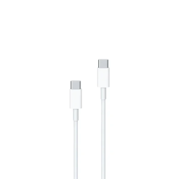 “Apple USB-C to USB-C Original Cable – Genuine Fast Charging Cord” “Type-C to Type-C Apple Cable – 100W Compatible, White Color” “Original Apple USB-C Cable – For MacBook, iPad, and iPhone 15”