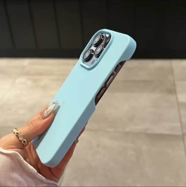 “Black Soft Silicone iPhone Case – Anti-Slip Matte Grip” “Light Blue Soft Back Cover for iPhone – Pure Silicone Feel” “Slim Fit Pure Silicone Phone Case – Everyday Grip Cover”